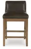 Ashley Furniture D974-124 Cabalynn - Upholstered Barstool (Set of 2) - Two-tone Brown