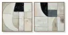 Ashley Furniture A8000498 Bexlen - Wall Art Set (Set of 2) - Tan / Taupe / Black