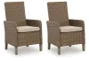 Ashley Furniture PCP790-601A Laguna Heights - Arm Chair With Cushion (Set of 2) - Beige