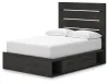 Ashley Furniture PCB2108B16 Ashley Furniture PCB2108B16 Hollivern - Full Panel Bed With Storage - Dark Gray