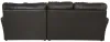 Jackson Furniture Industries 4378/46/76-09 Jackson Furniture Industries 4378/46/76-09 Denali - 2 Piece Italian Leather Match Sofa Chaise With Right Side Facing Chaise - Chocolate