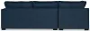 Jackson Furniture Industries 2223/63/59/73-68 Jetson - 3 Piece Sectional With Comfort Coil Seat Cushions And 6 Included Accent Pillows - Nile