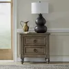 Liberty Furniture 615-BR61 Liberty Furniture 615-BR61 Americana Farmhouse - 2 Drawer Nightstand With Charging Station - Dusty Taupe