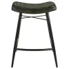 Coaster Fine Furniture 109258 Bayu - Leather Upholstered Counter Stool (Set of 2) - Espresso