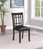 CoasterEveryday 102672 Lavon - Wood Dining Side Chair (Set of 2) - Espresso And Black