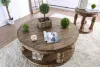 Furniture of America CM4424A-E Mika - End Table - Antique Oak