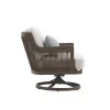 New Classic G2762-21S Genova - Patio Swivel Club Chair With Accent Pillow (Set of 2) - Gray
