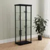 Coaster Fine Furniture 950400 Aero - 5-Shelf Display Curio Cabinet With LED Lighting - Black