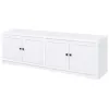 CoasterEveryday 724113 Laughlin - 4 Door Engineered Wood TV Stand - White