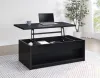 Coaster Fine Furniture 706228 Knapp - Lift Top Cocktail Coffee Table With Dual Drawers - Black