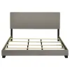 Coaster Fine Furniture 300851KW Dorian - Fabric Upholstered California King Panel Bed - Taupe