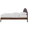 New Classic 00-B1862-300 Rowland - 5/0 Queen Platform Bed Only - Walnut
