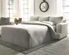 Ashley Furniture 9510439 Soletren - Queen Sofa Sleeper - Stone