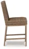 Ashley Furniture P749-130 Walton Bridge - Barstool (Set of 2) - Driftwood