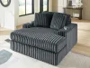 Ashley Furniture 9810515 Ashley Furniture 9810515 Midnight-Madness - Oversized Chaise - Gunmetal
