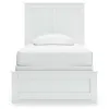 Ashley Furniture B139B41 Ashley Furniture B139B41 Bostwick Shoals - Twin Panel Bed With Framed Footboard - White