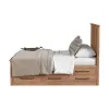 Intercon OP-BR-5850Q6-TAU-C Intercon OP-BR-5850Q6-TAU-C Oak Park - Queen Captain's Bed With 12 Drawers - Taupe