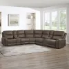 New Classic 28-U5853-7PS Gaia - 7 Piece P2 Power Sectional - Brown