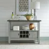 Liberty Furniture 131-SR5236 Newport - Server - Smokey Gray / Carbon Gray