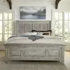 Liberty Furniture 824-BR-OCPBDM Liberty Furniture 824-BR-OCPBDM Heartland - 3 Piece Bedroom Set (California King Panel Bed, Dresser & Mirror) - White