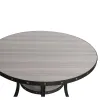 New Classic D162G-DT-GRY Crispin - Round Dining Table - Gray