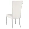 CoasterElevations 111101-S7W Kerwin - 7 Piece Rectangular Dining Table Set - White And Chrome