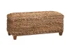CoasterEssence 500215 Laughton - Hand - Woven Banana Leaf Storage Trunk - Amber