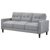 Coaster Fine Furniture 506781 Bowen - Upholstered Track Arm Tufted Sofa - Gray