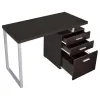 CoasterEveryday 800519 Brennan - 3-Drawer Office Computer Desk - Cappuccino