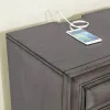 Furniture of America CM7302GY-N Brandt - Nightstand - Gray