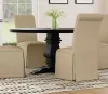 Coaster Fine Furniture 115530 Florence - Round Pedestal Base Dining Table - Black