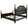 Coaster Fine Furniture 223631KE Andover - Four Poster Eastern King Bed - Dark Oak