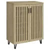 Coaster Fine Furniture 950424 Brixton - 2-Door Entryway Shoe Storage Cabinets White Oak