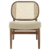 Coaster Fine Furniture 900621 Rayo - Rattan Cane Back Accent Chair With Padded Seat - Camel