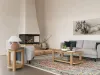Riverside Furniture 11012 Riverside Furniture 11012 Taos - Chairside Table - Toasted Hemlock