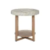 Liberty Furniture 701-OT1021 Liberty Furniture 701-OT1021 Danby - Chairside Table - Nutmeg & Alabaster