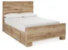 Ashley Furniture B1050B25 Ashley Furniture B1050B25 Hyanna - Full Panel Bed With 1 Side Storage - Tan