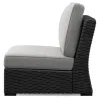 Ashley Furniture P792P6 Ashley Furniture P792P6 Beachcroft - 5-Piece Outdoor Sectional - Black / Light Gray