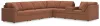 Ashley Furniture 92102S33 Ashley Furniture 92102S33 Modmax - 7-Piece Sectional With Storage Console And Laf Corner Chair - Spice