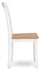 Ashley Furniture D398-01 Ashley Furniture D398-01 Gesthaven - Dining Room Side Chair (Set of 2) - Natural / White