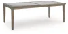 Ashley Furniture P701-625 Rainier Ranch - Rectangle Dining Table With Umbrella Option - Brown / Beige