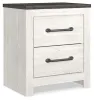 Ashley Furniture B1190/31/36/44/58/56/99/92(2) Ashley Furniture B1190/31/36/44/58/56/99/92(2) Gerridan - 8 Pc. - Dresser, Mirror, Chest, King Panel Bed with Sconces, 2 Nightstands - White