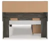 Ashley Furniture B4480B9 Frandern - Full Bookcase Panel Bed With Storage - Gray