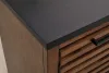 Ashley Furniture H737H1 Ashley Furniture H737H1 Kallari - Credenza With Desk Return - Warm Brown / Black