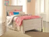 Ashley Furniture B267B22 Ashley Furniture B267B22 Willowton - Full Panel Bed With 2 Storage Drawers - Whitewash
