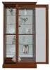Pulaski Furniture 20485 Pulaski Furniture 20485 PFC Curios - Lighted Sliding Door 5 Shelf Curio Cabinet - Cherry Brown
