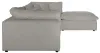 Jackson Furniture Industries 4445/31/59/28/4-26 Jackson Furniture Industries 4445/31/59/28/4-26 Posh - 4 Piece Modular Sectional With 1 Armless, 2 Corners, 1 Cocktail Ottoman - Dove