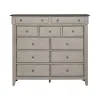 Liberty Furniture 457-BR32 Ivy Hollow - 11 Drawer Chesser - Weathered Linen / Dusty Taupe