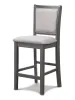 New Classic D3651-52S-GRY Amy - 5 Piece Counter Dining Set - Gray