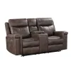 New Classic U1798-25P1-MCH Quade - Console Loveseat With Power Footrest - Mocha